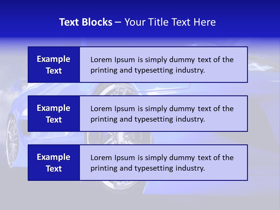 Automobile Furious Event PowerPoint Template