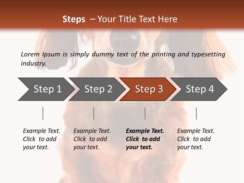 Studious Cute Wiener PowerPoint Template