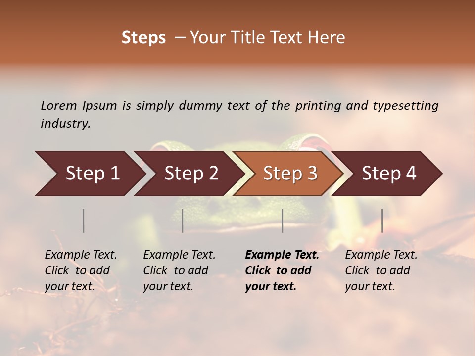 Palmer Pond Water Lily PowerPoint Template
