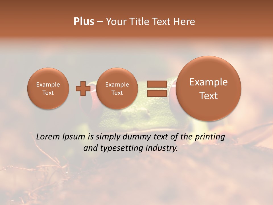 Palmer Pond Water Lily PowerPoint Template