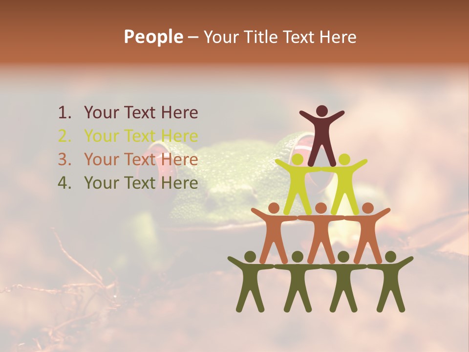 Palmer Pond Water Lily PowerPoint Template