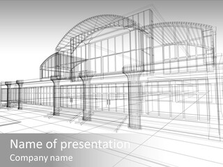 Architecture Urban Frame PowerPoint Template