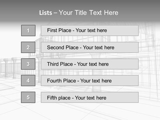 Architecture Urban Frame PowerPoint Template