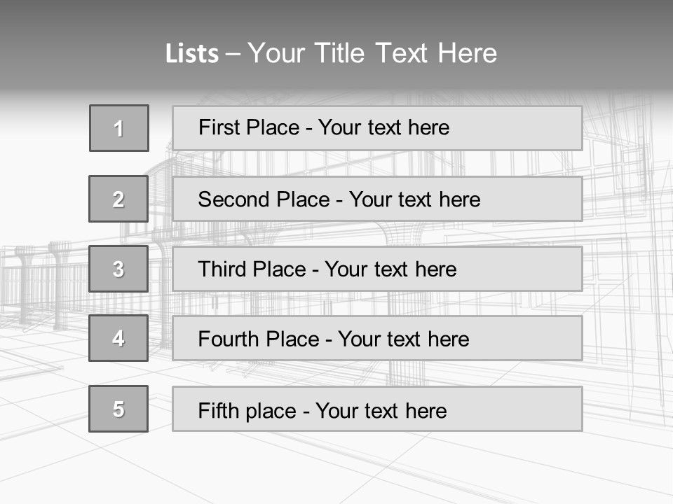 Architecture Urban Frame PowerPoint Template