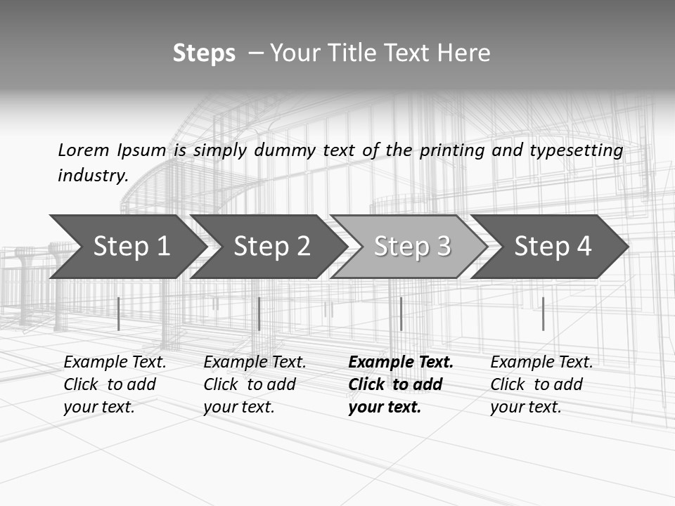 Architecture Urban Frame PowerPoint Template