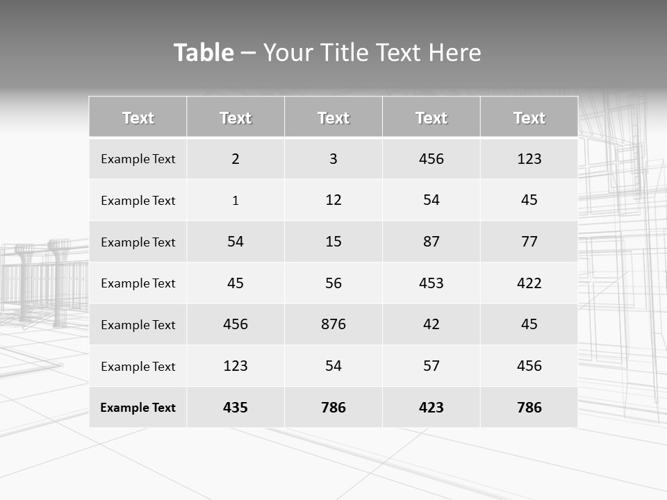 Architecture Urban Frame PowerPoint Template