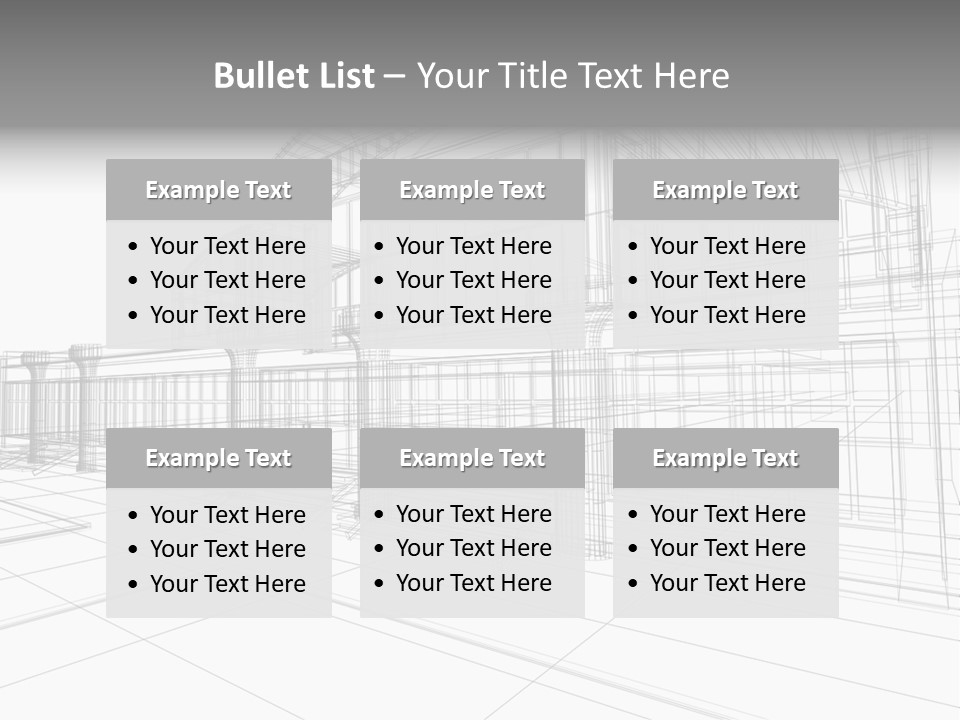 Architecture Urban Frame PowerPoint Template