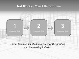 Architecture Urban Frame PowerPoint Template