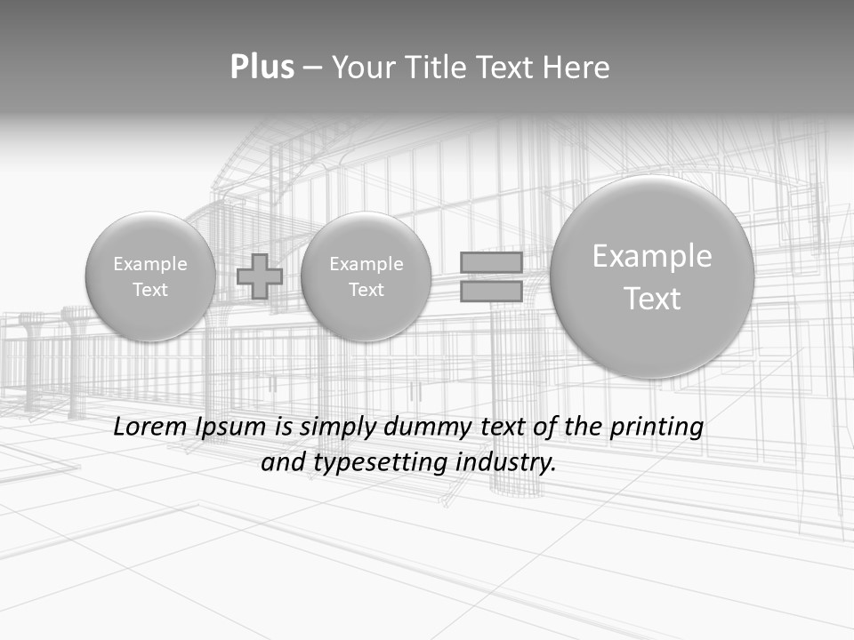 Architecture Urban Frame PowerPoint Template