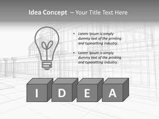 Architecture Urban Frame PowerPoint Template