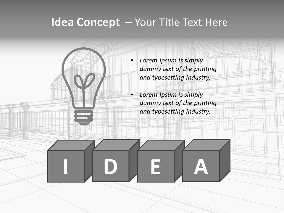 Architecture Urban Frame PowerPoint Template