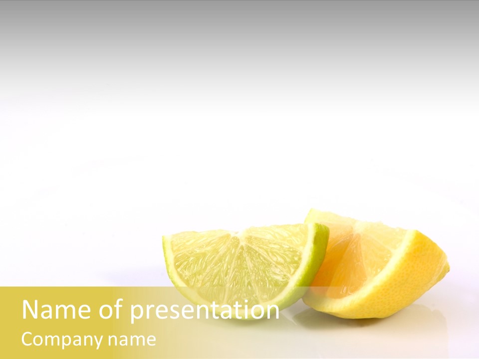 Lemon Lime Fleshy PowerPoint Template