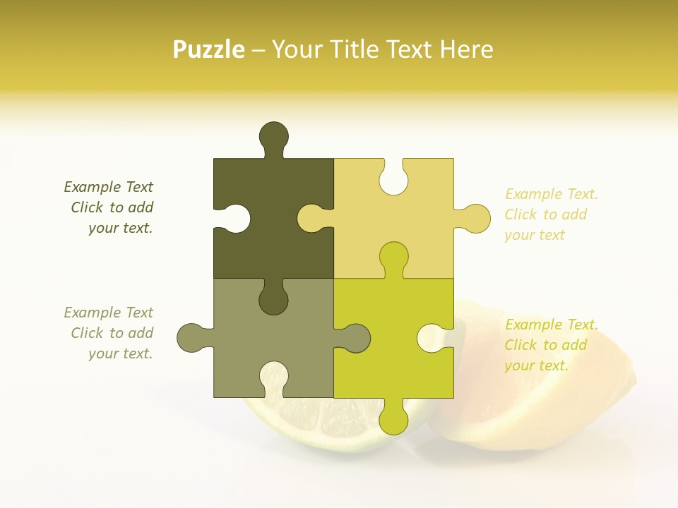 Lemon Lime Fleshy PowerPoint Template