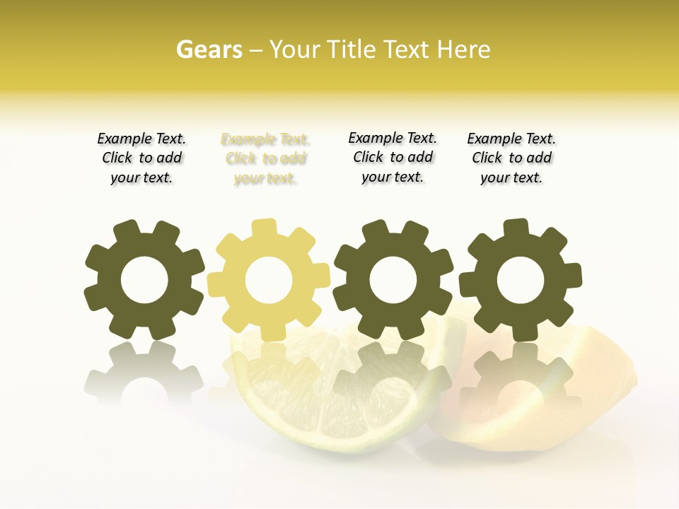 Lemon Lime Fleshy PowerPoint Template