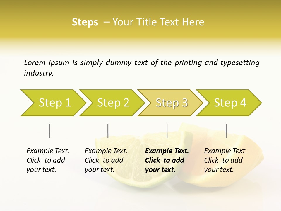 Lemon Lime Fleshy PowerPoint Template