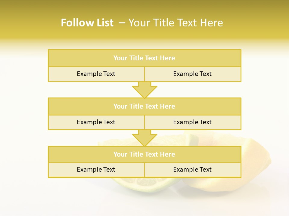 Lemon Lime Fleshy PowerPoint Template