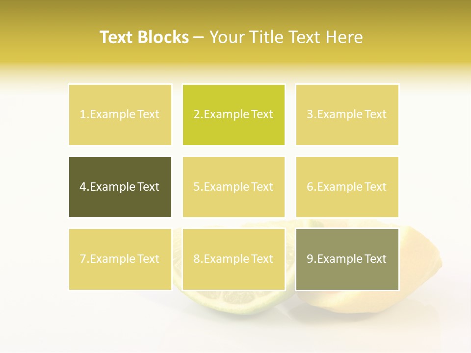 Lemon Lime Fleshy PowerPoint Template