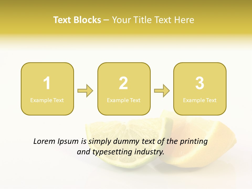 Lemon Lime Fleshy PowerPoint Template