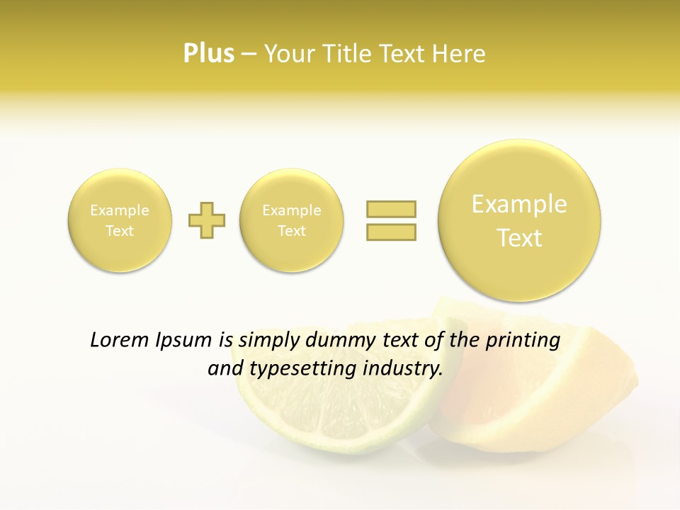 Lemon Lime Fleshy PowerPoint Template