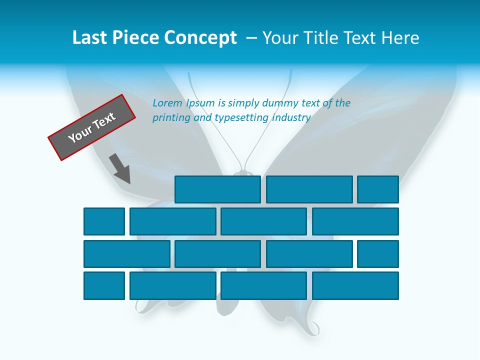 Round Insect Yellow PowerPoint Template