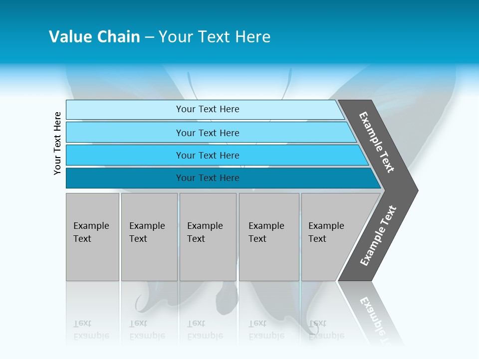 Round Insect Yellow PowerPoint Template