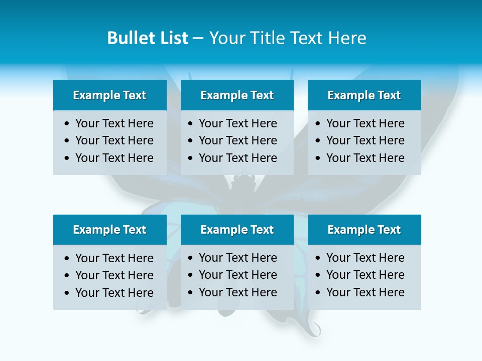 Round Insect Yellow PowerPoint Template