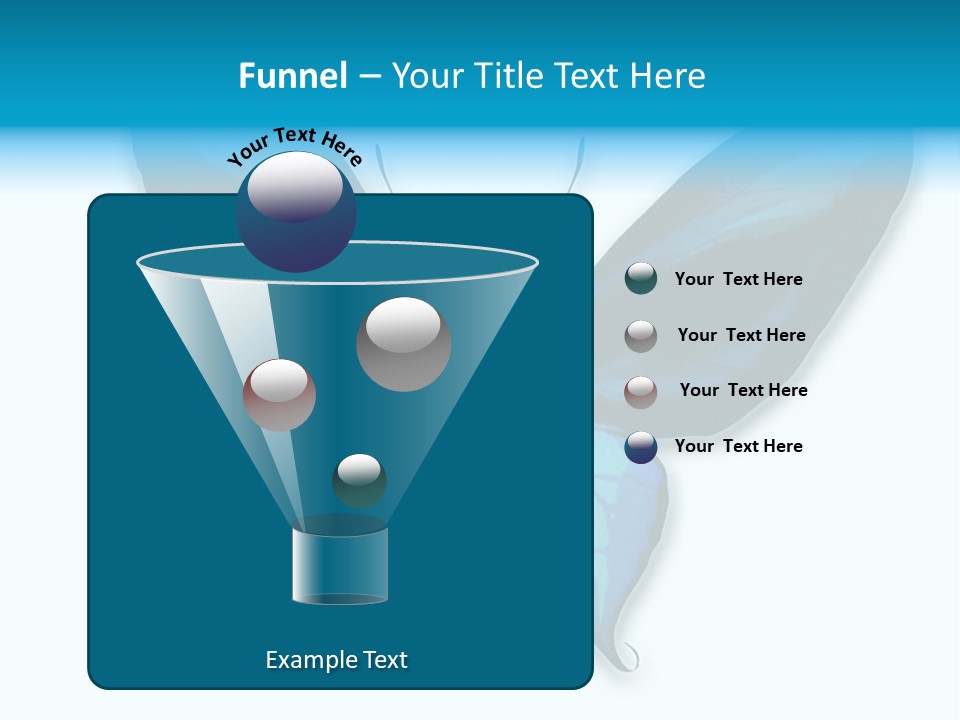 Round Insect Yellow PowerPoint Template