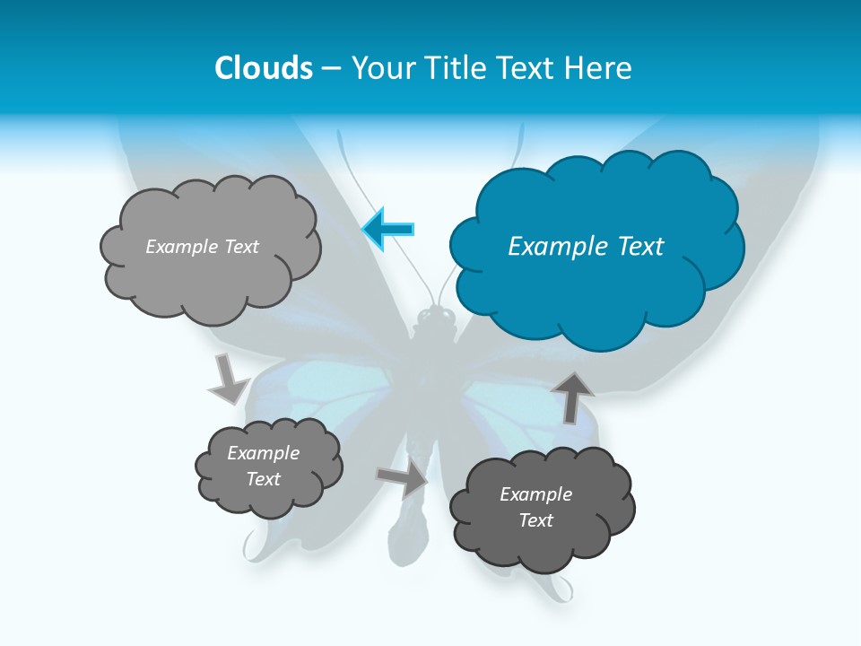 Round Insect Yellow PowerPoint Template