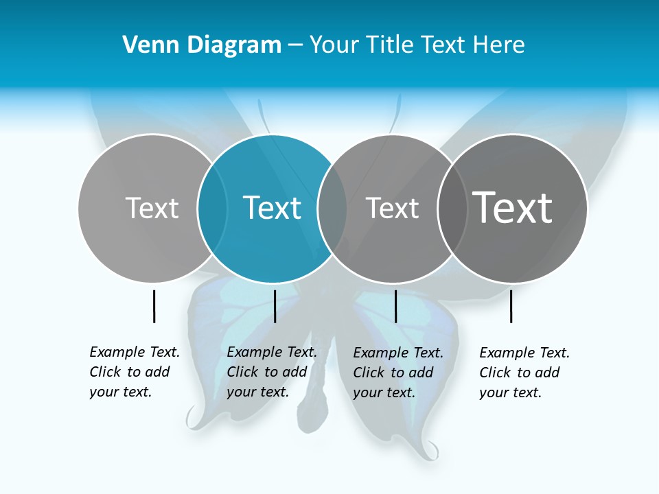 Round Insect Yellow PowerPoint Template
