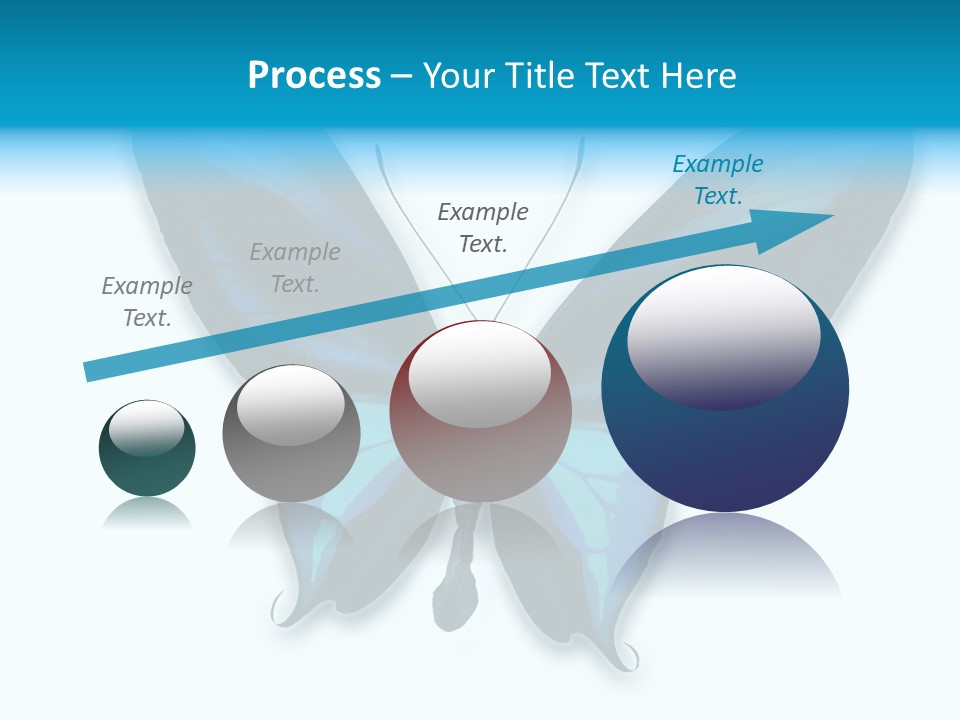 Round Insect Yellow PowerPoint Template