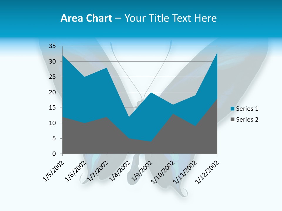 Round Insect Yellow PowerPoint Template