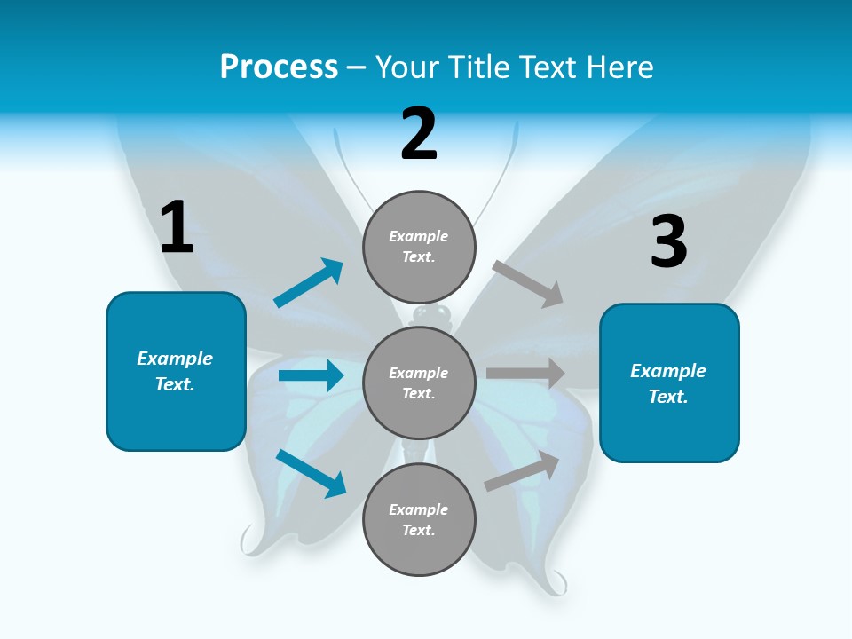 Round Insect Yellow PowerPoint Template