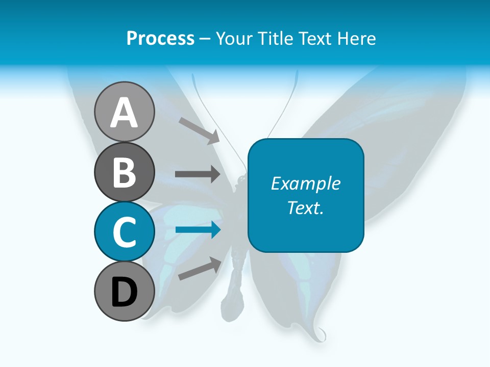 Round Insect Yellow PowerPoint Template