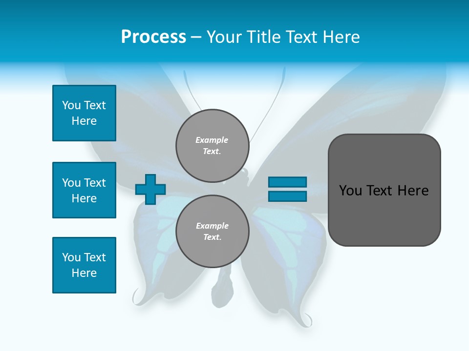 Round Insect Yellow PowerPoint Template