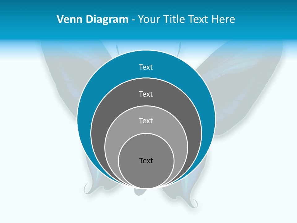 Round Insect Yellow PowerPoint Template