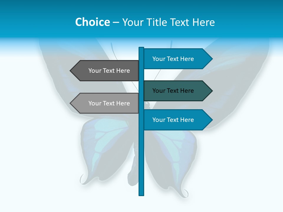 Round Insect Yellow PowerPoint Template