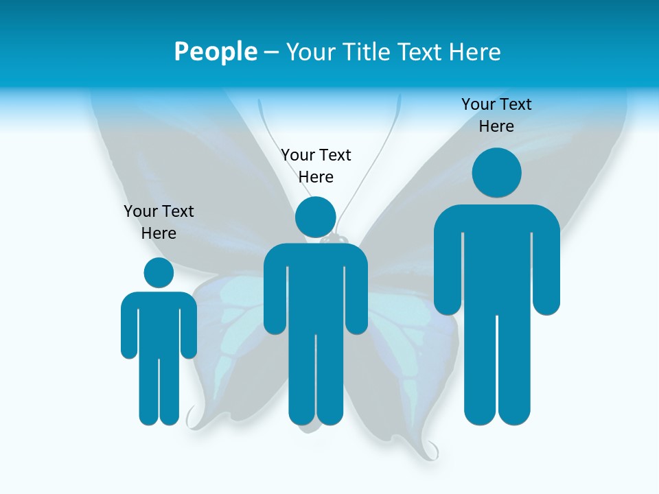 Round Insect Yellow PowerPoint Template