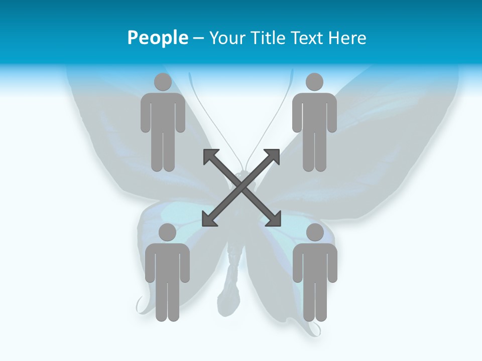 Round Insect Yellow PowerPoint Template