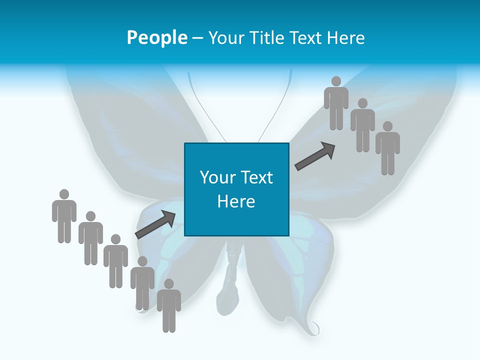 Round Insect Yellow PowerPoint Template