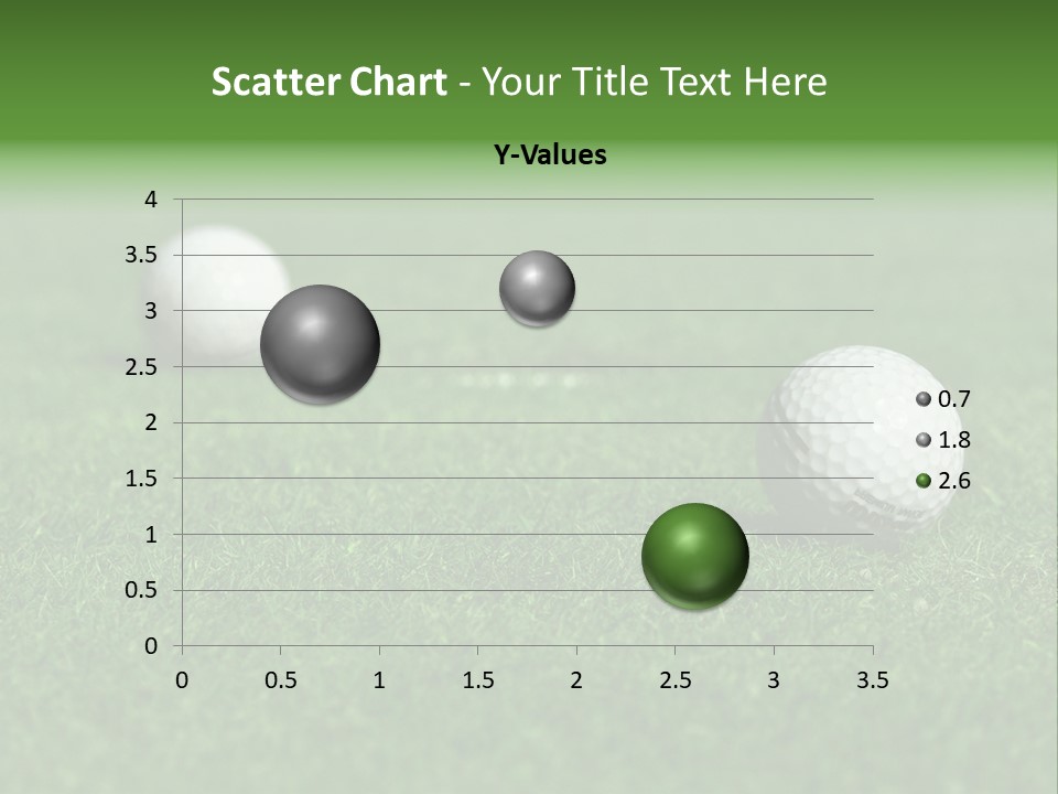 Retirement Player Green PowerPoint Template