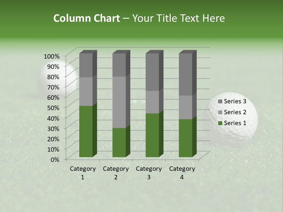 Retirement Player Green PowerPoint Template