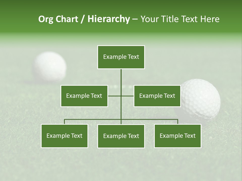 Retirement Player Green PowerPoint Template