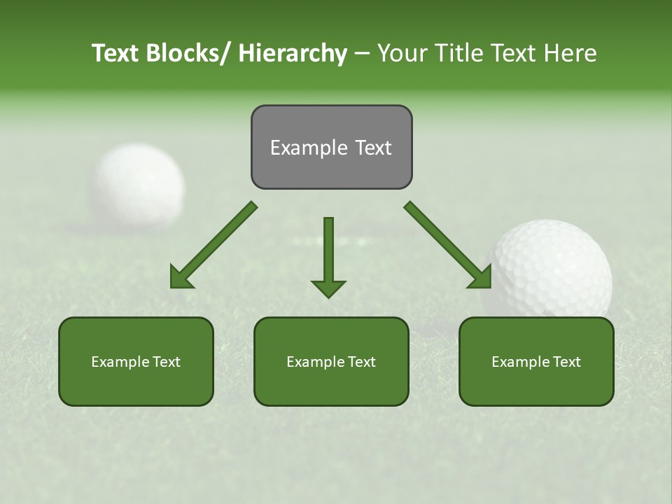 Retirement Player Green PowerPoint Template
