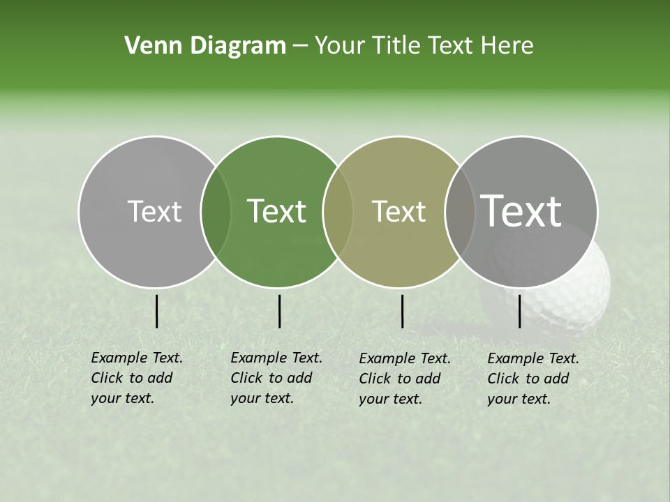 Retirement Player Green PowerPoint Template