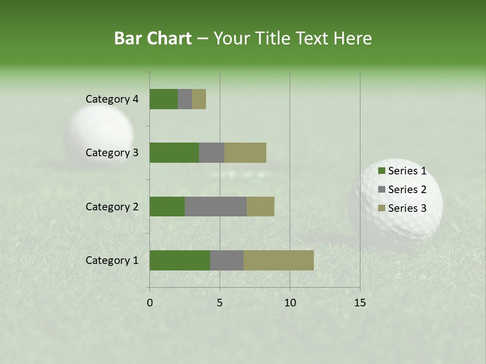 Retirement Player Green PowerPoint Template
