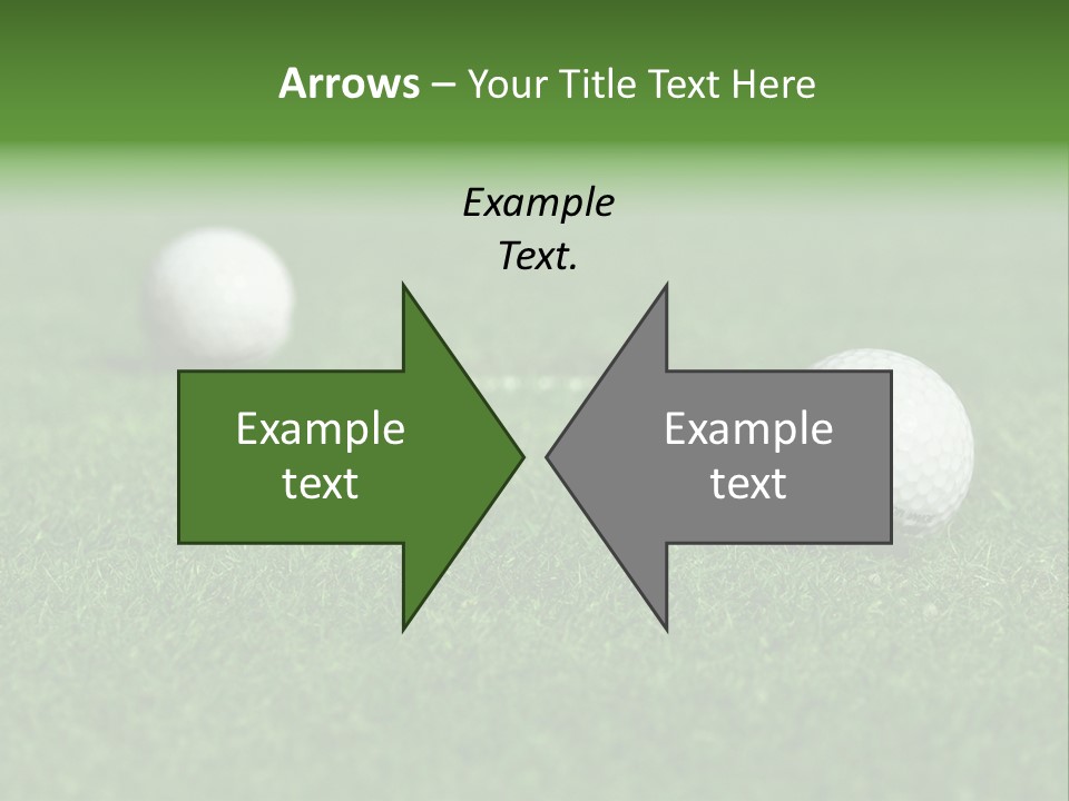 Retirement Player Green PowerPoint Template