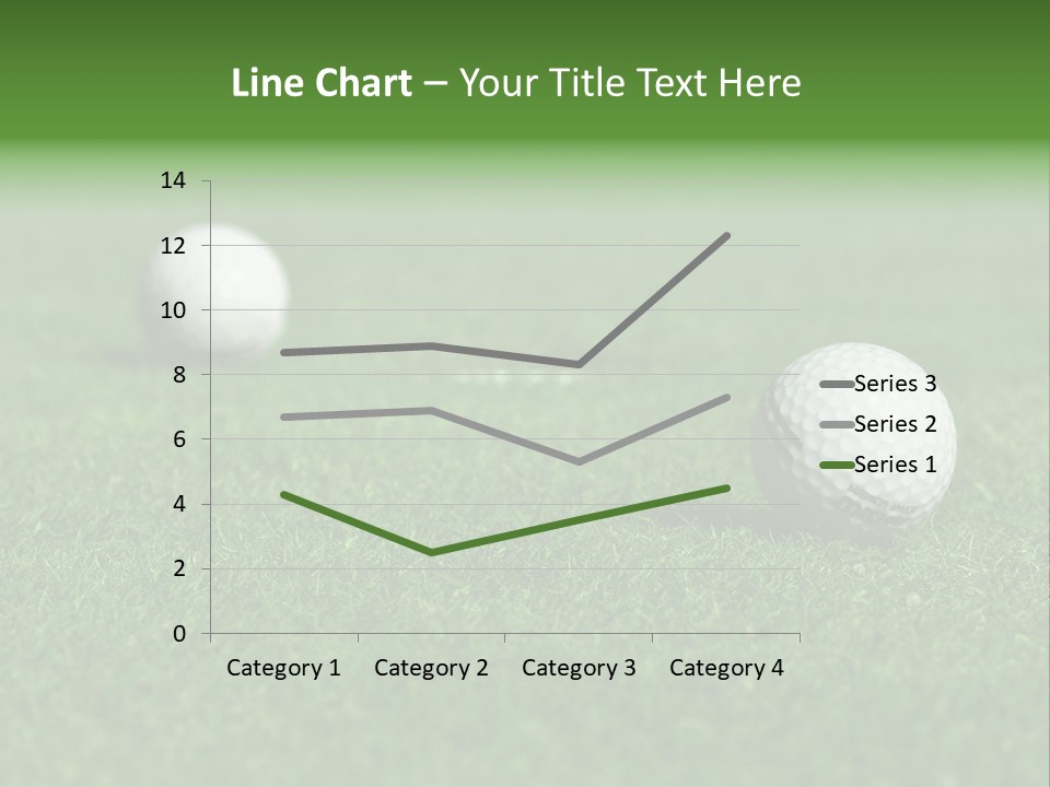 Retirement Player Green PowerPoint Template