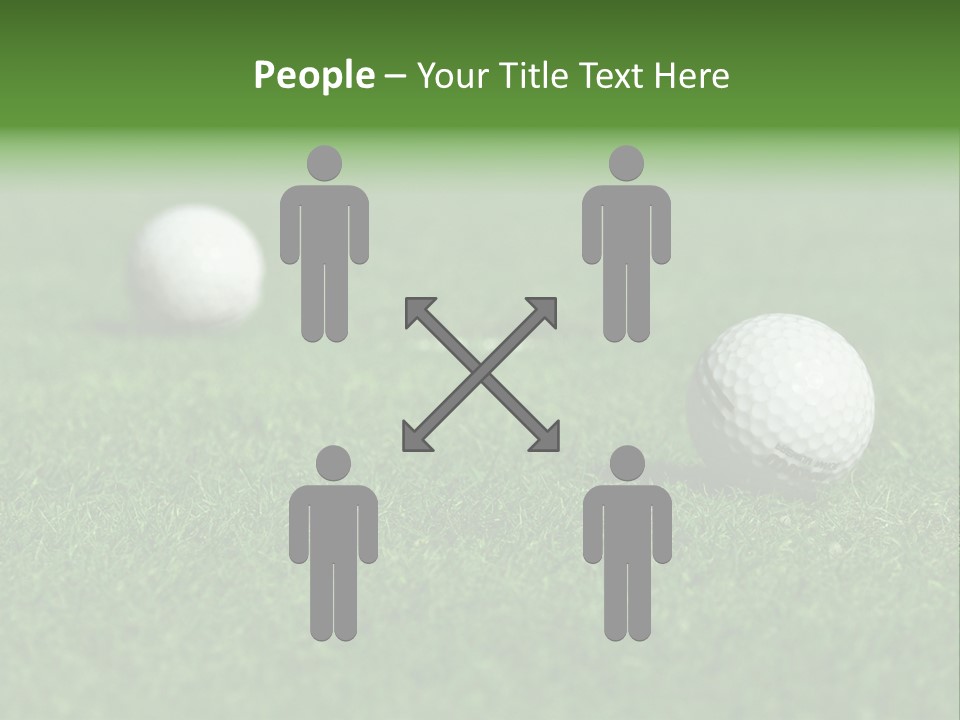 Retirement Player Green PowerPoint Template