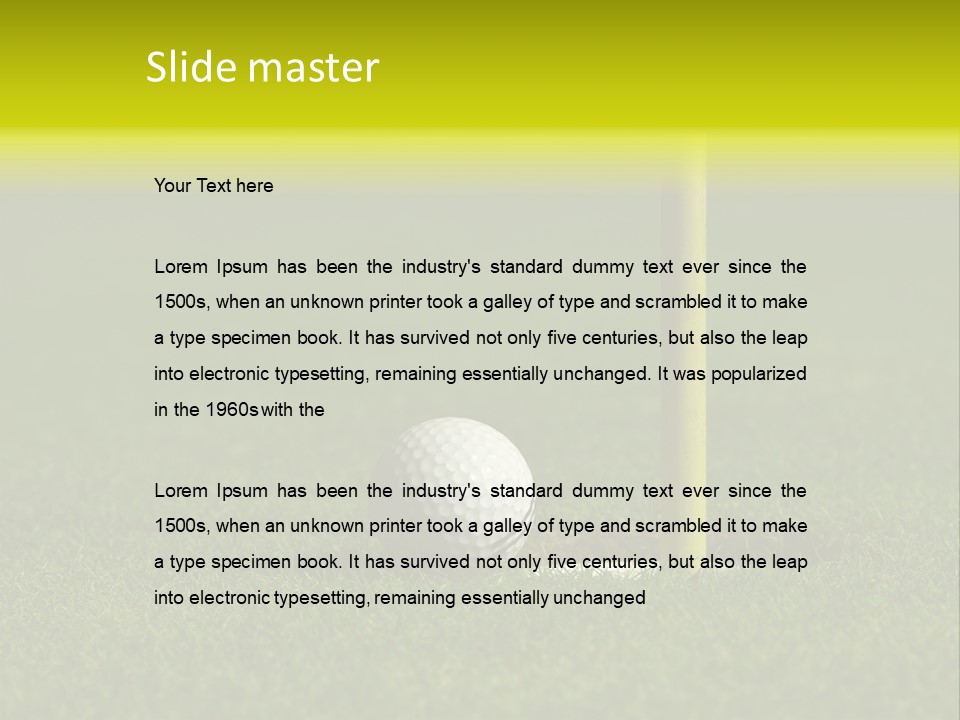 Vitality Pretty Growing PowerPoint Template