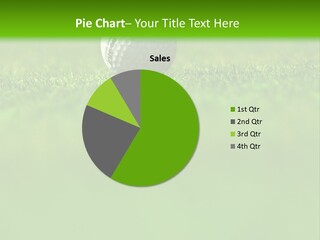 Green White Score PowerPoint Template